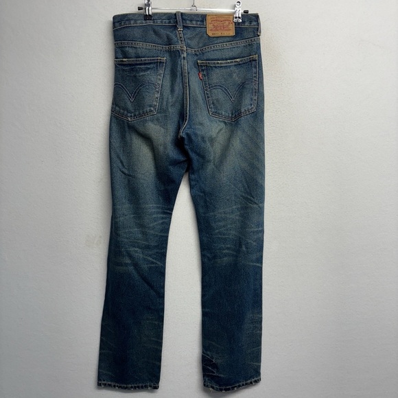 Vtg Levi’s 501xx USA made jeans 30 x 34 dark blue - Picture 2 of 8